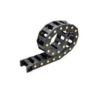 Plastic Cable Drag Chain with Both Side Opening 25x38 25x60 25x75 25x100mm Durable Towline for Transmission Suitable for Industrial Automation and Machinery