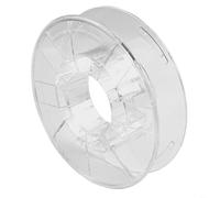 Plastic Cable Drum for 3D Printer Filament, Empty Wire Spool Storage Reel for Christmas Lights, Ropes, Cables - Reusable Cable Management Organizer (180mm, Transparent)