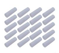 Plastic Camping Tent Pole Straight Connectors 20 Pack, Fixed Joint Splicers with 8.5-19 mm Inner Diameter for Aluminium, Fibreglass (8.5mm)
