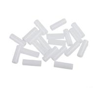 Plastic Camping Tent Pole Straight Connectors 20 Pack, Fixed Joint Splicers with 8.5-19 mm Inner Diameter for Aluminium, Fibreglass (11mm)