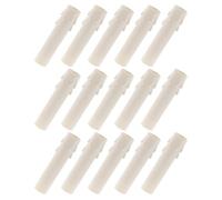 Plastic Candle Sleeves White Tube Covers 15pcs for Chandeliers