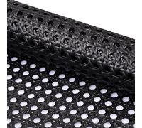 Plastic Cane Rattan Webbing Roll, Cane Webbing Rattan,Cane Mesh Webbing, Rattan Pressed Cane Webbing Sheet, for DIY Crafts Cabinet Chair Furniture, 2m*40cm