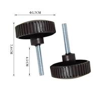 Plastic Canopy Fixing Screws Pair for Garden Swing Chairs, Replacement Hardware for Stable Attachment (A)