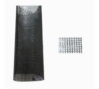 Plastic Canvas for Bag Making Accessories Plastic Mesh Cloth for Bag Rug Thread Hook Craft Supplies DIY Handcraft Latch Bags Made Grid Crafts(Black-Large Grid)