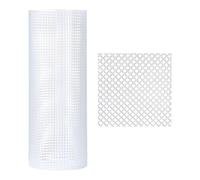 Plastic Canvas for Bag Making Accessories Plastic Mesh Cloth for Bag Rug Thread Hook Craft Supplies DIY Handcraft Latch Bags Made Grid Crafts(White-Large Grid)