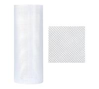 Plastic Canvas for Bag Making Accessory Plastic Mesh Cloth for Bag Rug Thread Hook Craft Supplies DIY Handcraft Latch Bags Made Grid Crafts(White-Small Grid)