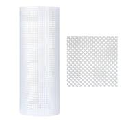 Plastic Canvas for Bag Making Accessory Plastic Mesh Cloth for Bag Rug Thread Hook Craft Supplies DIY Handcraft Latch Bags Made Grid Crafts(White-Large Grid)