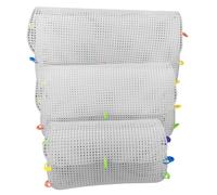 Plastic Canvas Sheets, 3PCS 3 Sizes Plastic Mesh Sheet, DIY Canvas Patterns for Making Embroidery Purse Yarn Knit Crochet Crafting.