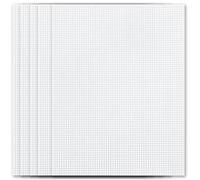 Plastic Canvas Sheets, 5Pcs 12x8 Inch Practical White DIY Plastic Mesh Sheet for Making Embroidery Purse Yarn Knit Crochet CraftingPlastic Canvas Sheets