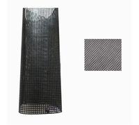 Plastic Canvas Sheets Accessories Mesh Handmade Plastic Cloth for Bag Rug Thread Hook Handcraft Latch Bags Made Grid Crafts for Crafts DIY(Black-Small Grid)