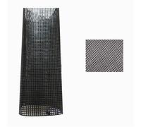 Plastic Canvas Sheets Accessories Plastic Mesh Cloth for Bag Rug Thread Hook Craft Supplies DIY Handcraft Latch Bags Made Grid Crafts for Crafts DIY(Black-Small Grid)