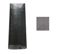 Plastic Canvas Sheets Plastic Mesh Cloth for Bag Rug Thread Hook Craft Supplies DIY Handcraft Latch Bags Made Grid Crafts for Crafts DIY(Black-Small Grid)