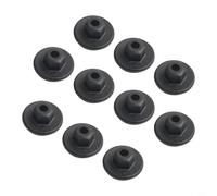 Plastic Cap Nut with Washer for X3 X5 X6 Series Body Arch Lining Insulation Trim OEM 07147169847 Black ABS Car Fixer Fastener
