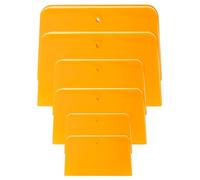 Plastic Car Body Filler,6PCS Reusable Body Filler Spreader Set,Hard Plastic Automotive Applicators,Automotive Restoration Tool Spreader,For Applying Fillers Putties Glazes Caulks and Paint,Maintenance