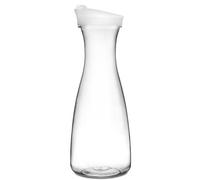 Plastic Carafe with Lid 35oz / 1ltr - Plastic Decanter, Water Carafe, Juice Carafe