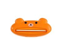 Plastic Cartoon Animal Toothpaste Squeezer, Multifunction Useful Toothpaste Rolling Holder Dispenser for Home Bathroom(Bear)