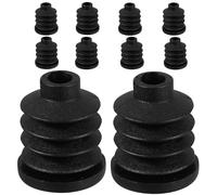 Plastic Caster Socket Inserts 10pcs for Chair Leg Wheels