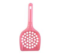 Plastic Cat Litter Scoop Pet Care Sand Waste Scooper Shovel, Sand Waste Scooper, for Sifting Kitty Cats Litter(Pink-Small Hole)