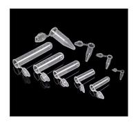 Plastic Centrifuge Test Tubes for Laboratory Use - 0.1ml to 15ml Sizes - Perfect for Experiments and Sample Storage(0.2ml 1000pcs)