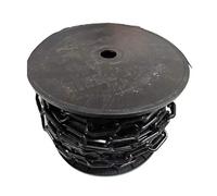 Plastic Chain Garden Fence Barrier 8MM x 25 Metre (Black Decorative Driveway)