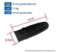 Plastic Chainsaw Bar Cover Protector for 4-Inch and 6-Inch Electric Chain Saws, for Universal Guide Plate Scabbard Accessory, 1 Pack