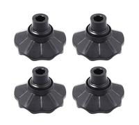 Plastic Chair Leg Caps Anti Sink Frog Flippers for Tents Backpacks Moon Chair Sand 13mm 14mm 15mm 16mm Caps For Chair Legs Durable POM Plastic Black 4 Pieces (15mm)
