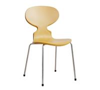 Plastic Chairs with Modern Ant-Shaped Backrest and Durable Metal Frame for Dining, Bar Counter, Coffee Shop, and Leisure Use