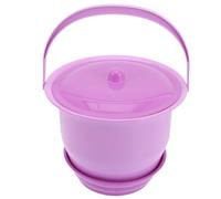 Plastic Chamber Pot for Children, Portable Purple Toilet with Handle