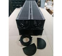 Plastic Channel Pack 1m Lengths (4 x 1m Channels + Accessory Pack)