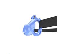Plastic Chastity Cage Cock Lock Sissy for Men Abstinence Penis Cage Sex Toys Male Large BDSM Chastity Devices for Sexual 4 Adjustable Rings and Invisible Lock & Elastic Auxiliary Belt