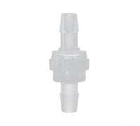 Plastic Check Valve for Air and Liquid; Professional Grade Design for Various Automotive and Marine Applications (7mm)