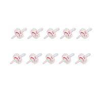 Plastic Check Valve One Way Non Return Flow Control Reducing Diameter Hose Connector for Aquarium Fish Tank Water Air System 10Pcs PP Material Kit (3 to 5)