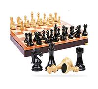Plastic Chess Set International Chess Game Gift Folding Wooden Chessboard Abs Plastic Steel Chess Pieces Chessman Chess Board Game Set International Chess Pieces