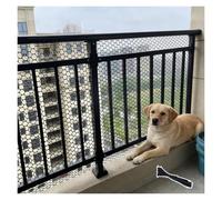 Plastic Chicken Wire Fence Mesh 8 Hole, Durable Lightweight Garden Netting Roll with Fixed Straps, Construction Barrier Net for Parking Lot Lawn Protection(80x5000cm/2.6x164ft)