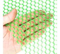 Plastic Chicken Wire Fence Mesh for Gardening, Poultry, Floral and Pets - Lightweight Hexagonal Wire (0.5x0.5m/1.6x1.6ft & 2x5m/6.6x16ft) -, Easy to Use