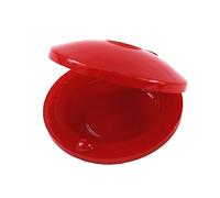 Plastic Children Finger Castanet with Great Sound Quality, Pretty Design for Music Learning, Multi Functional Use (Red)