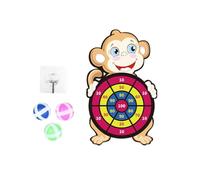 Plastic Children Sticky Ball Dart Board Wall Mounting Interactive Sport Game Toy Birthday Festival Type 2