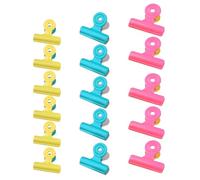 Plastic Chip Bag Clips Assorted Sizes and Colors Sealing 16 Pack Food Bag Clips Random Color