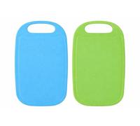 Plastic Chopping Board Cutting Board 270 X 165mm Dishwasher Safe Anti-Slip Board for Food Preparation Durable Easy Clean Lightweight Kitchen Prep Board for Meat Vegetables & Fruit Blue & Green(1pc)