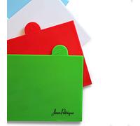 Plastic Chopping Board Set - Colour Coded | Cutting Boards Constructed from Antibacterial Polypropylene and Colour Coded to Avoid Cross-Contamination | from Jean-Patrique