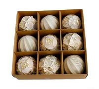 Plastic Christmas Ball Ornament Set with 9 to 16 Pieces for Tree and Holiday Decorating, Designed to Last Through Multiple Seasons (A)
