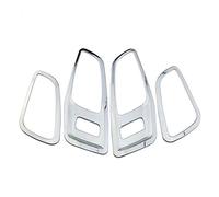 Plastic Chrome Car Interior Door Handle Decoration Trim Frame for Ford Kuga Escape 2013-2017 Auto Accessory 4pcs/Set Stickers Tirms (Color : Upgrade Style)