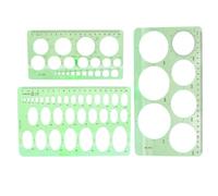 Plastic Circle Template Architectural Design Draw Round Building Templates Measuring Templates Rulers Digital Drawing Templates for Office and School Buildings