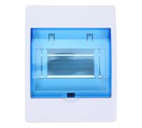 Plastic Circuit Breaker Box for 4 to 6 Modules Outdoor Wall | Visual Inspection Window, Robust Cover, Miniature Breaker Wiring, Saves Wall Space for Maintenance Staff