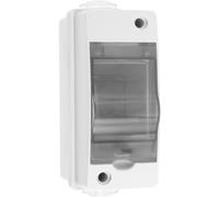Plastic Circuit Breaker Distribution Box with Window | Weatherproof Enclosure for Miniature Breakers, Easy Wall Install, Indoor Walls and Utility Rooms