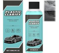Plastic Clarify for Cars - Waterless Spray Wax & Detailer, Plastic Parts Refurbish Agent, All-in-One Rubber Leather Restorer Polishing Cleaner for Car Interiors & Exteriors 120mL (1Pcs)