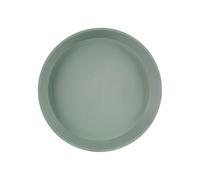 Plastic Classic Olive Planters, Saucers, Trough and Wall Plant Pot Long Lasting Flower Garden Indoor Outdoor Planter Cover Weather, Frost Proof (21cm Saucer Round)