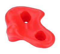 Plastic Climbing Stones Set - 10PCS Brightly Colored Durable Rock Climbing Stones for Kids - Safe for Indoor and Outdoor Use - Perfect for Schools and Amusement Parks (Red)