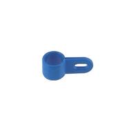 Plastic clip Fuzyon Chasse Mignon (x100) Bleu 10,5 mm