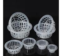 Plastic Cloning Basket with Moderate Mesh Size for Root Support and Aeration in DWC NFT and Ebb-and-Flow Setups (A0 10pcs)